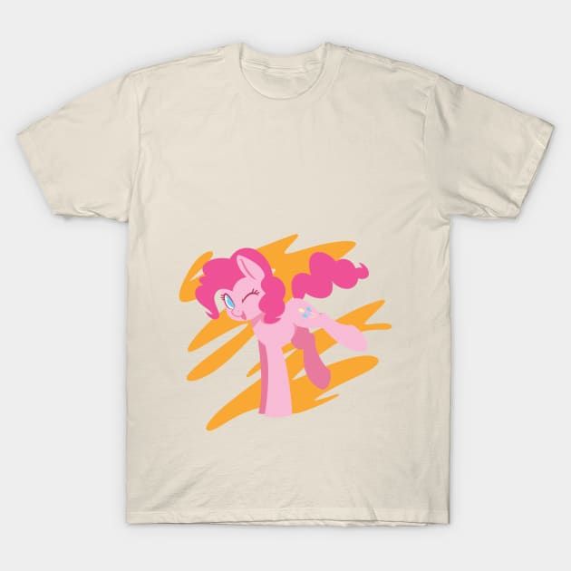 Pinkie Pie Jump T-Shirt by Supermoix